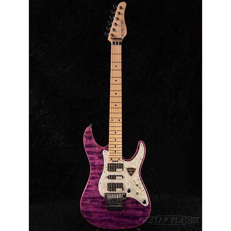 Schecter SD-II-24-AL -See Thru Purple- シースルーパープル《エレキ