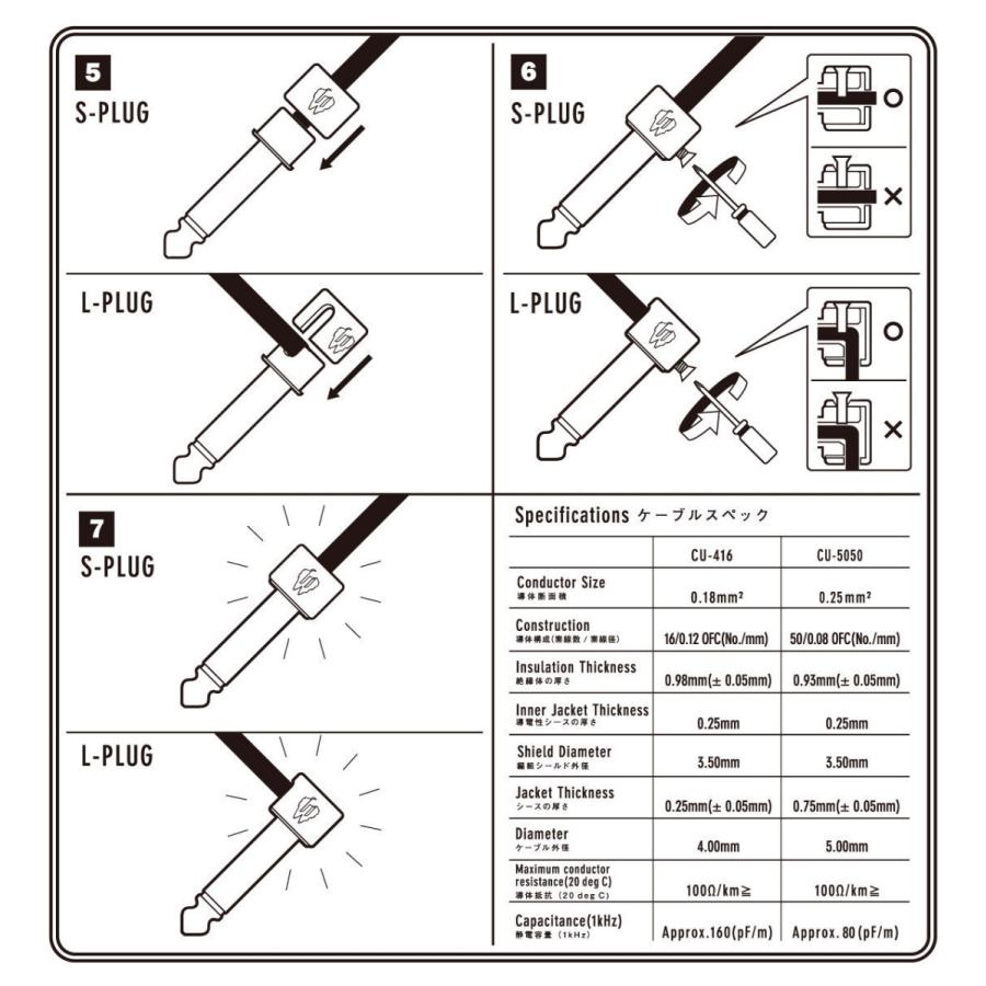 Free The Tone SL-4L-NI-10K SL-4＆CU-416 ソルダーレスプラグキット L