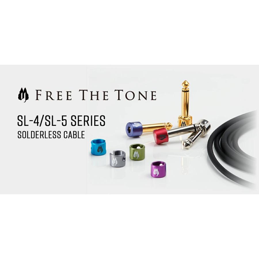 Free The Tone SL-5SL-NI-55K SL-5＆CU-5050 ソルダーレスプラグキット S＆Lプラグ各5個 / CU-5050ケーブル3m ニッケル │ ソルダーレスケーブルの画像