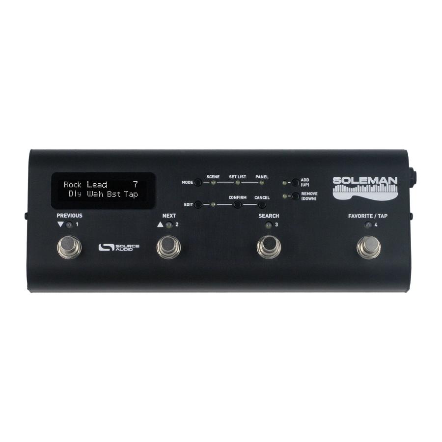【値下げ！】SOURCE AUDIO soleman MIDIスイッチャー SOURCE AUDIO / SA165 Soleman MIDI Foot Controller | MIDI
