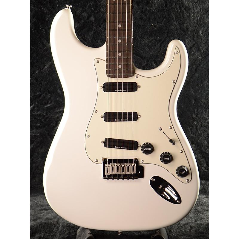 Squier Deluxe Hot Rails Stratocaster OWT オリンピックホワイト《エレキギター》 squierdx