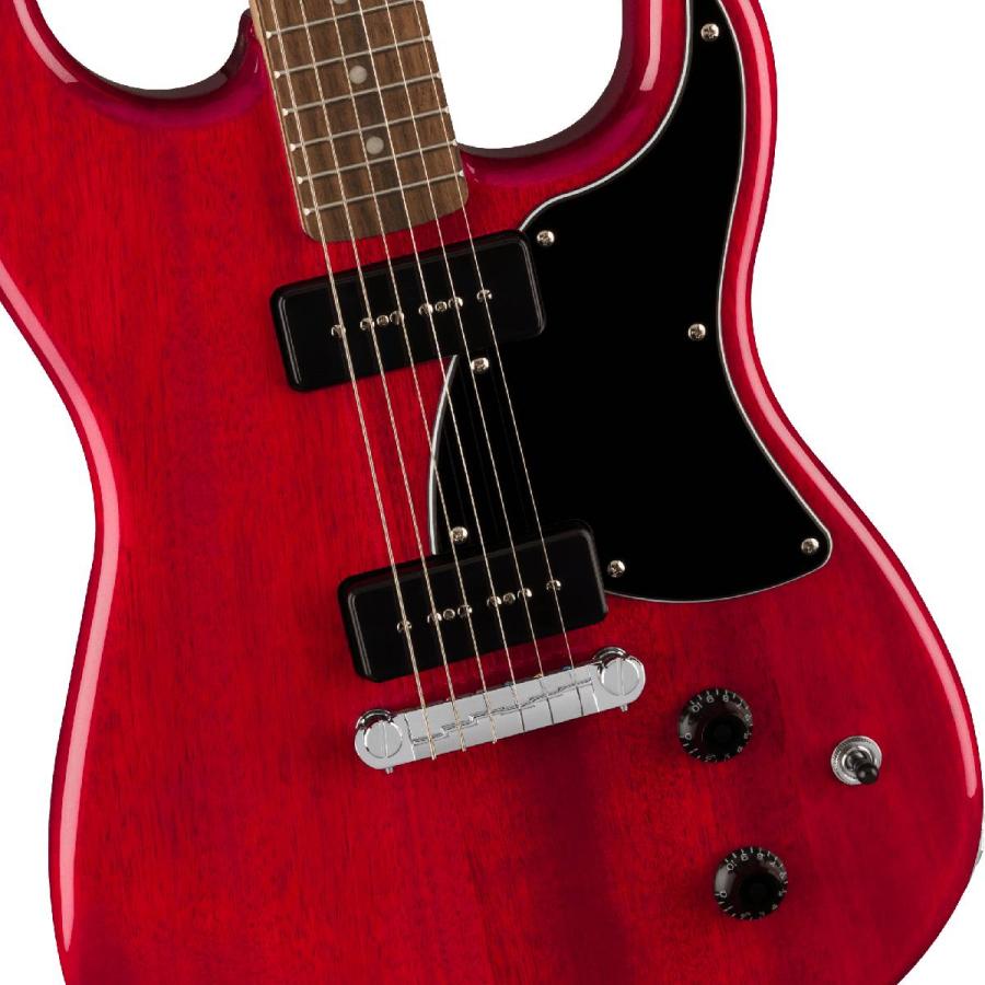 Squier Paranormal STRAT-O-SONIC -Crimson Red Transparent- 新品《エレキギター》の画像