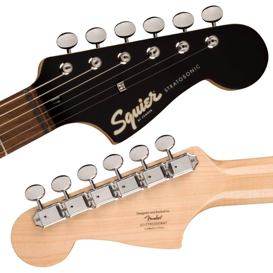 Squier Paranormal STRAT-O-SONIC -Crimson Red Transparent- 新品《エレキギター》の画像
