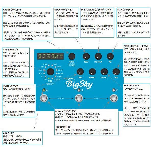 strymon BigSky《リバーブ 》《エフェクター》 : ギタープラネット