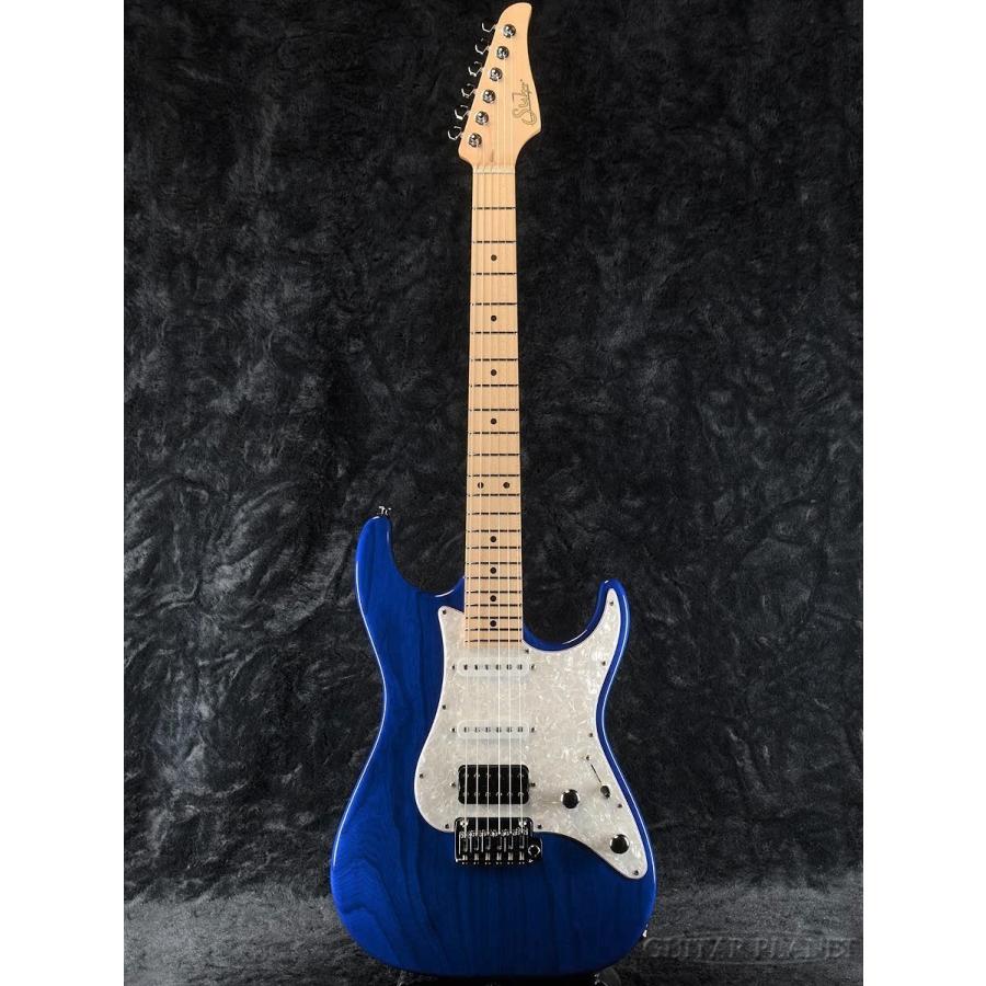 ギター Suhr J Standard Suhr Standard Quilt Top Chambered # Trans Blue 2001年製