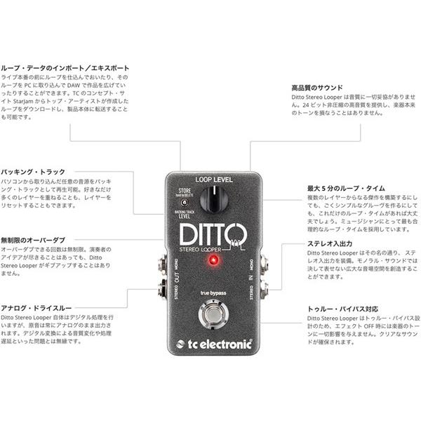 t.c.electronic DITTO Stereo Looper ステレオルーパー