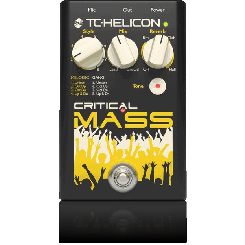 TC HELICON CRITICAL MASS ボーカルエフェクター TC HELICON Critical Mass ヴォーカル用リバーブ 《エフェクター