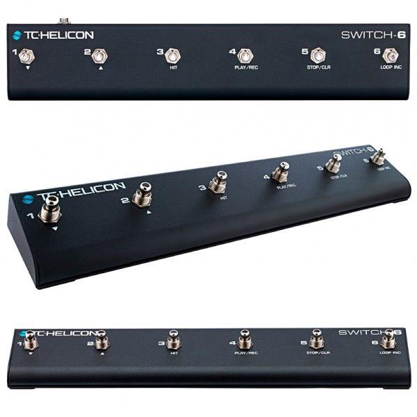 TC Helicon SWITCH-6 エフェクター フットスイッチ TC-HELICON Switch-6 機能拡張用リモートフットスイッチ