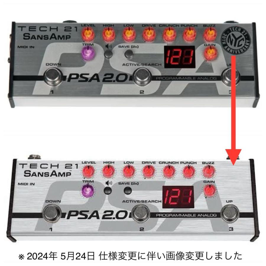 Tech 21 PSA 2.0 -Pre Amp- 新品 【プリアンプ】《エフェクター
