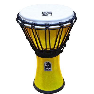 TOCA Freestyle II Djembe 7" - Metallic Yellow《ドラム》｜guitarplanet