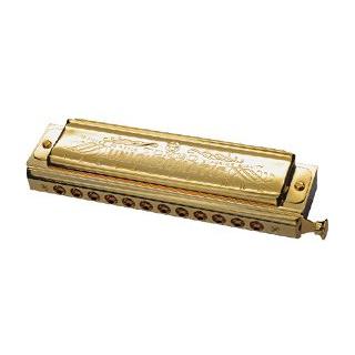 TOMBO 1248SG UNI Chromatic Gold クロマチックハーモニカ かざり付ける箱付 キーボード-楽器、手芸、コレクション-楽器、器材