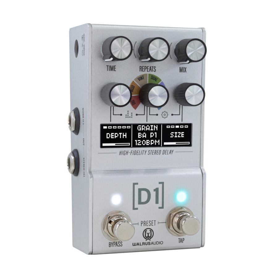 WALRUS AUDIO D1 ギターエフェクター WALRUS AUDIO Mako Series MKII D1 High-Fidelity Delay 新品 ディレイ