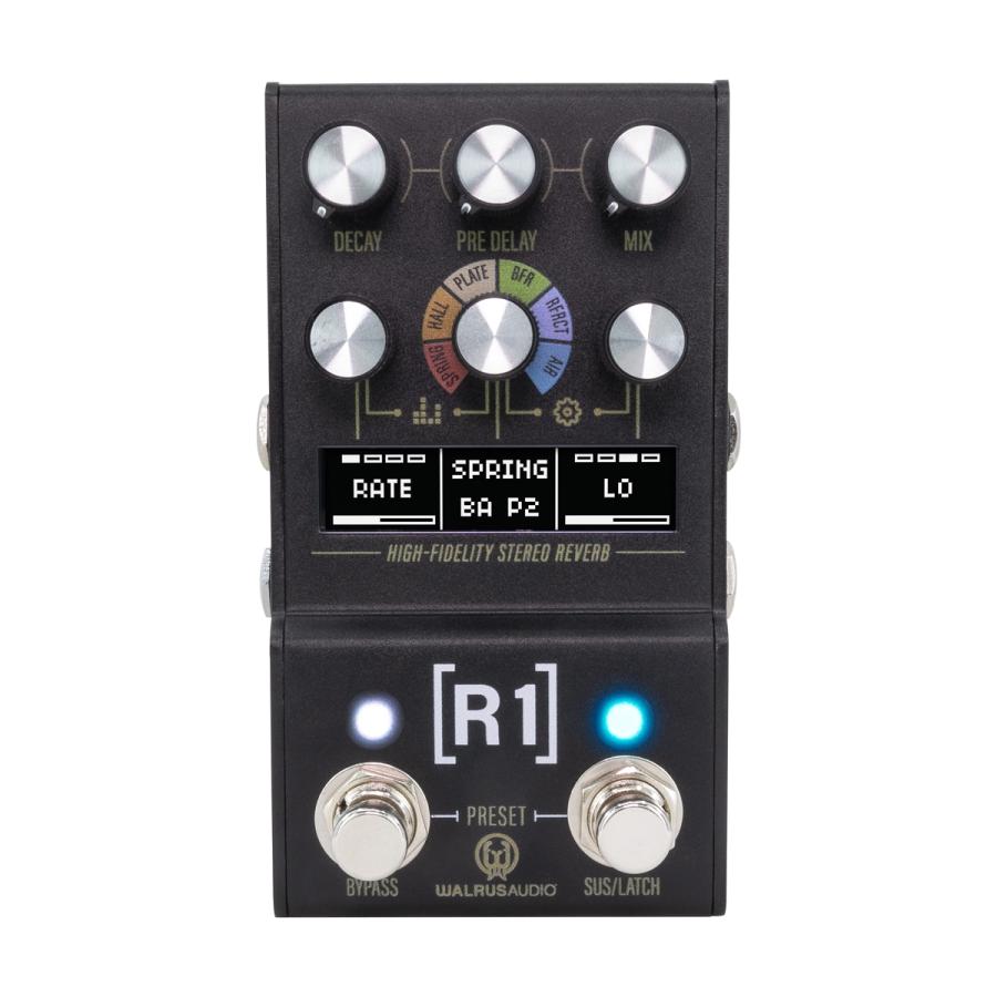ギター Walrus Audio R1 mk2 High-Fidelity Reverb WALRUS AUDIO Mako Series MKII R1 High-Fidelity Reverb 新品