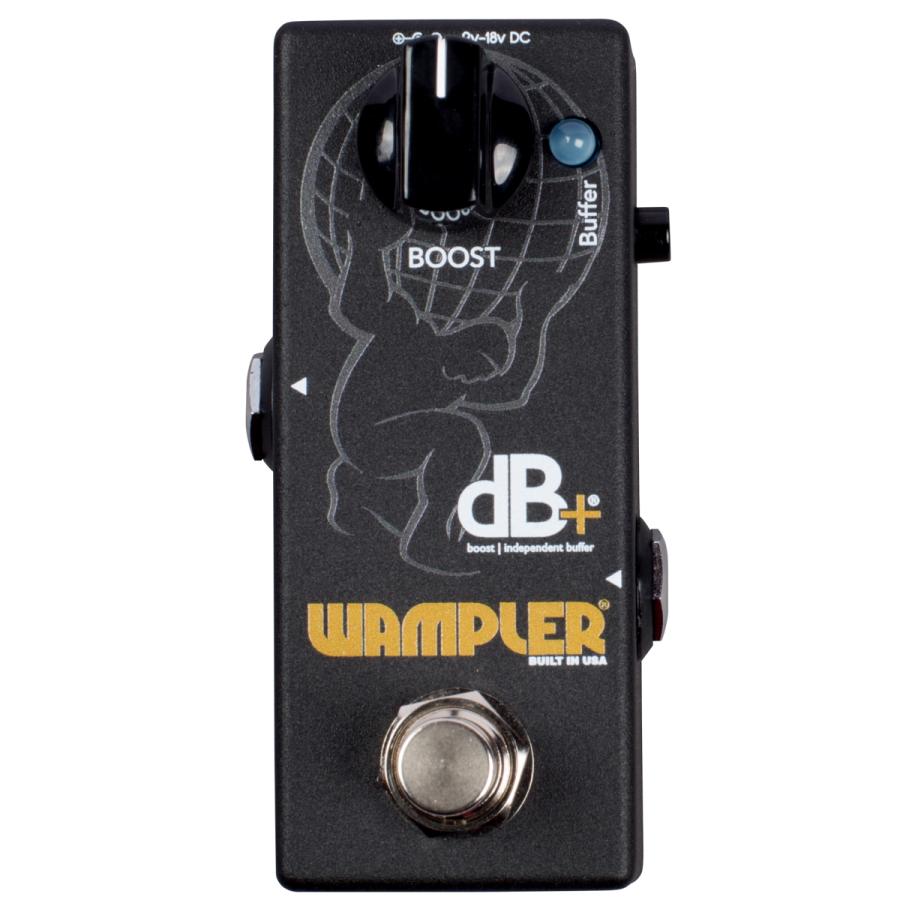 ワンプラー dB＋ booster ブースター】WAMPLER PEDALSより、ブースター「dB+」登場