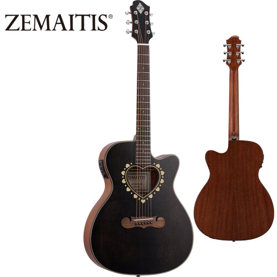 ZEMAITIS CAF-85HCW -Denim Black- デニムブラック《エレアコ/アコギ 