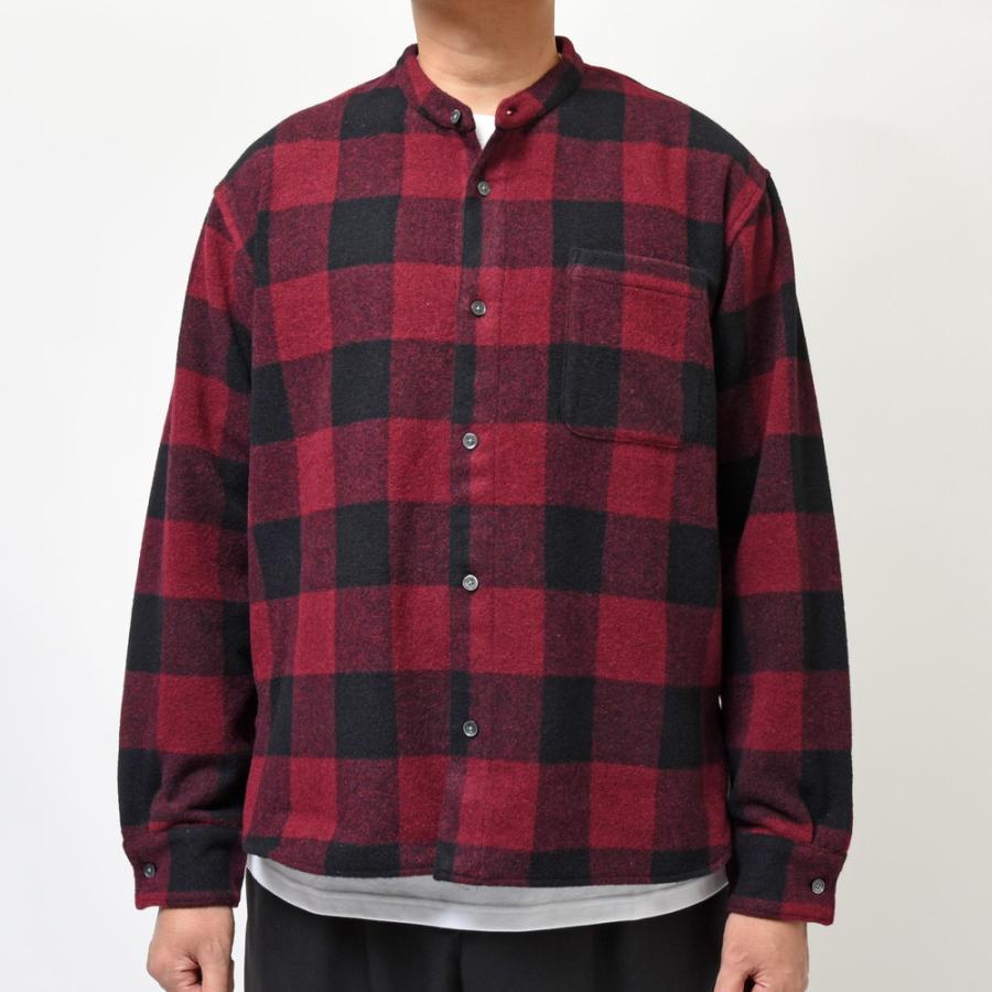 moncao（モンサオ）ウールポリエステルバッファローチェックバンド