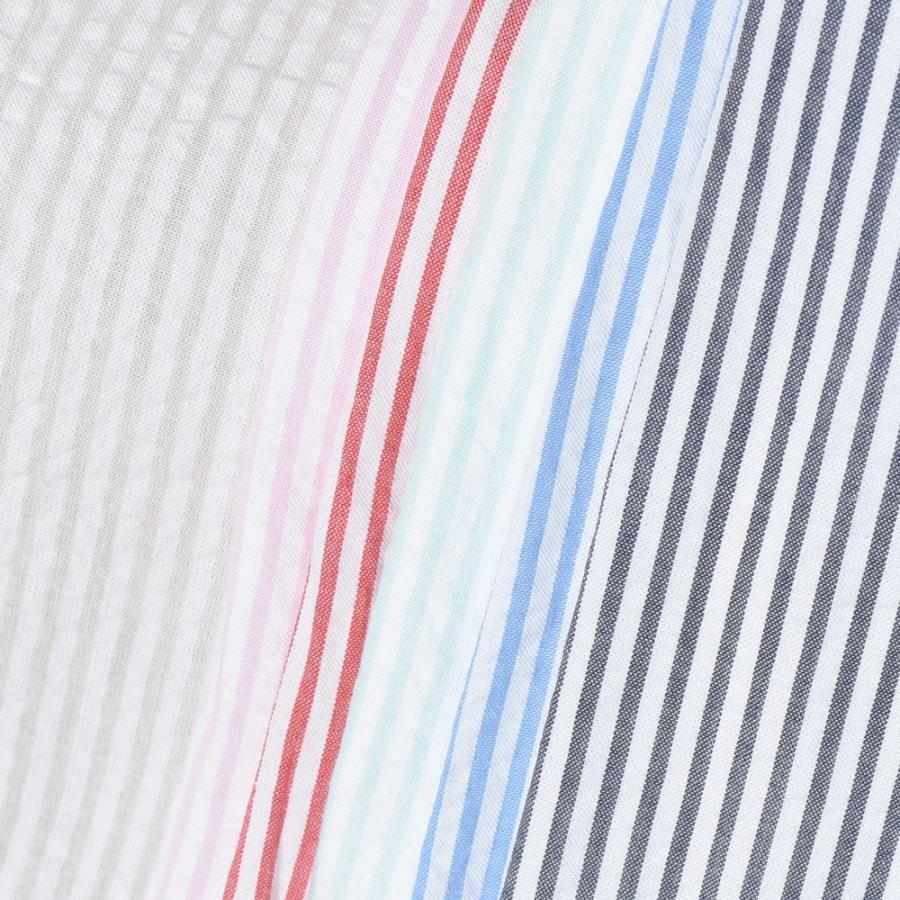SALE40％】Giannetto（ジャンネット）コットンシアサッカーストライプ
