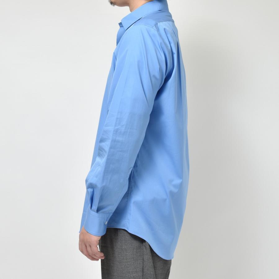 garoh（ガロウ）shirts01 コットンポプリン レギュラーカラーシャツ 11041800189｜guji｜05