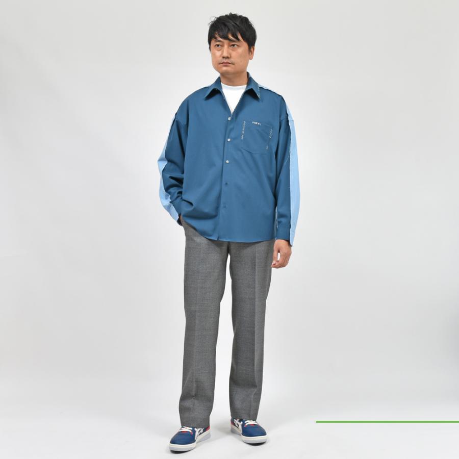 MARNI(マルニ)ポリエステルウールトロピカルバイカラーシャツ MARNI(マルニ)ポリエステルウールトロピカルバイカラーシャツ
