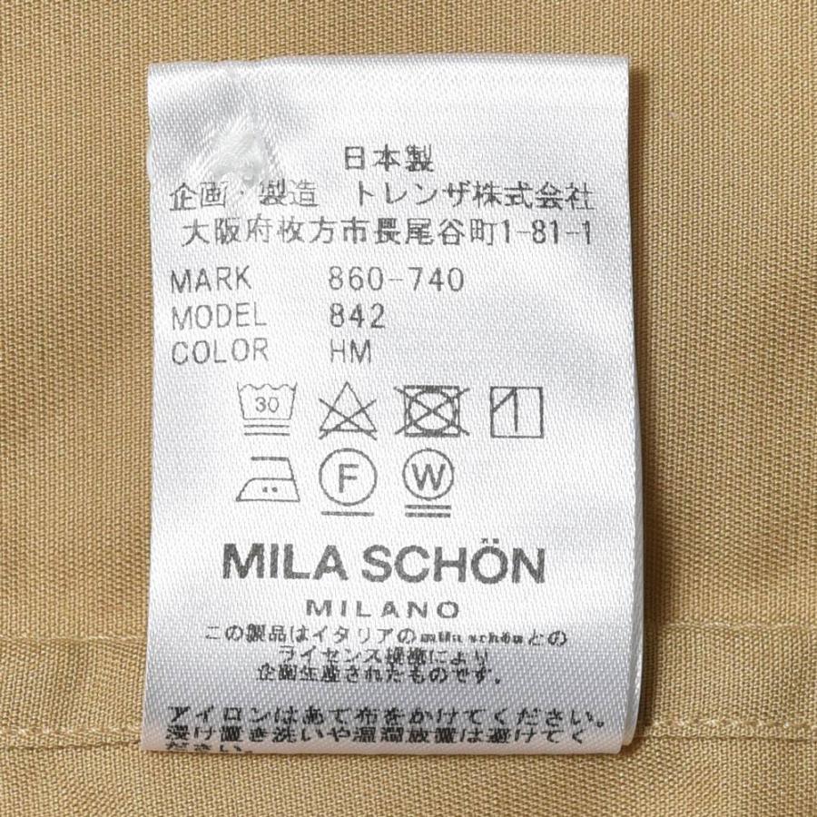 MILA SCHON MILANO（ミラ ショーン ミラノ）コットンシルクツイルオープンカラーシャツ 860740 11045000052 |  | 14