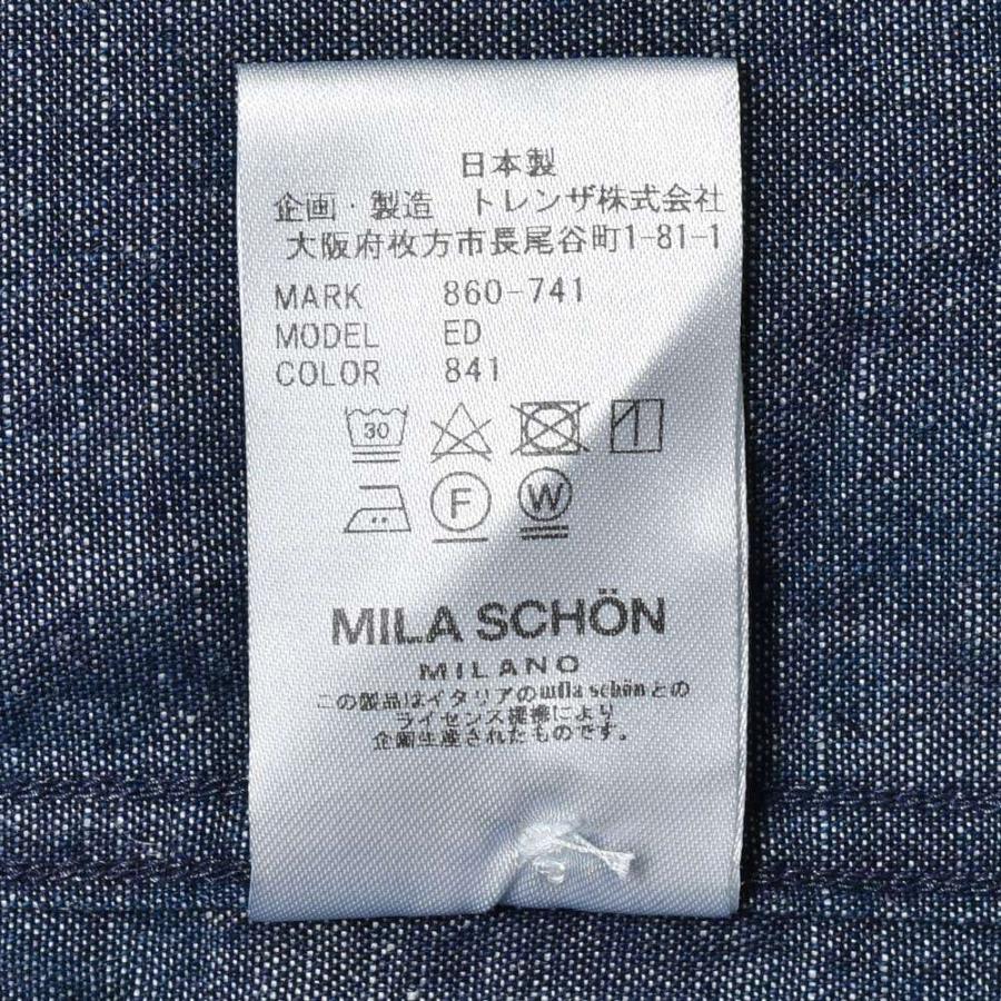 MILA SCHON MILANO（ミラ ショーン ミラノ）コットンリネンシャンブレ―ウエスタンシャツ 860741 11045001052 |  | 14