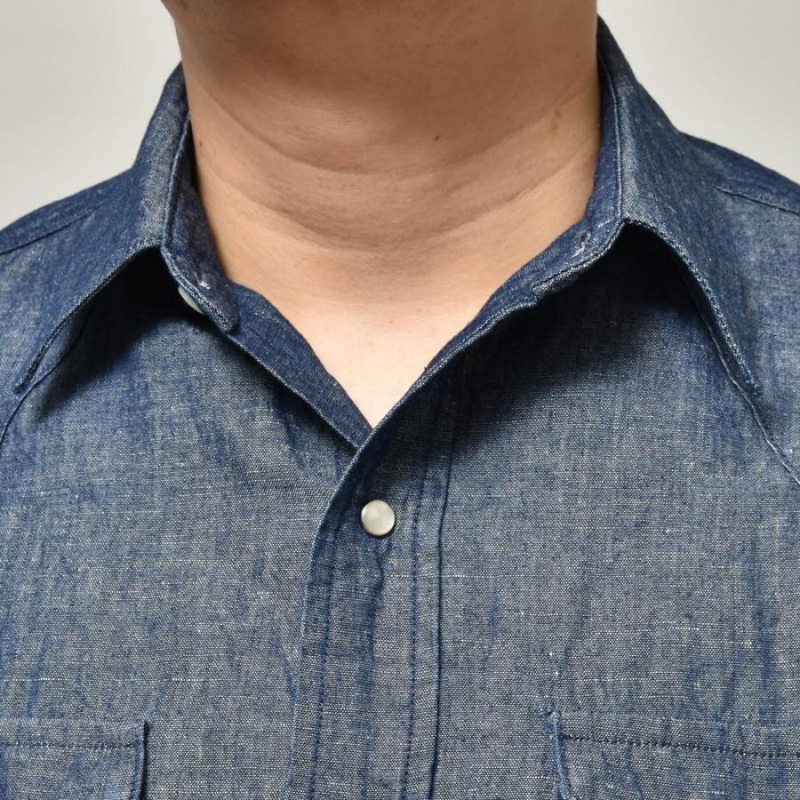 MILA SCHON MILANO（ミラ ショーン ミラノ）コットンリネンシャンブレ―ウエスタンシャツ 860741 11045001052 |  | 09