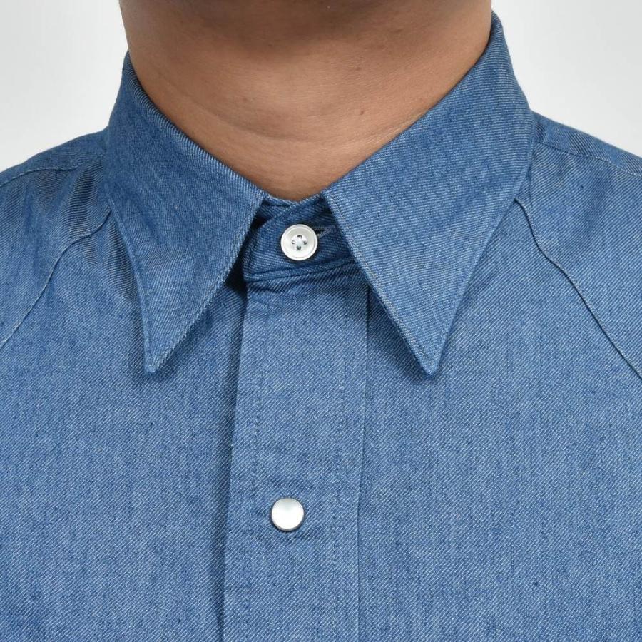 MILA SCHON MILANO（ミラ ショーン ミラノ）コットンシルクダンガリーウエスタンシャツ 270-740 11046000052 |  | 03