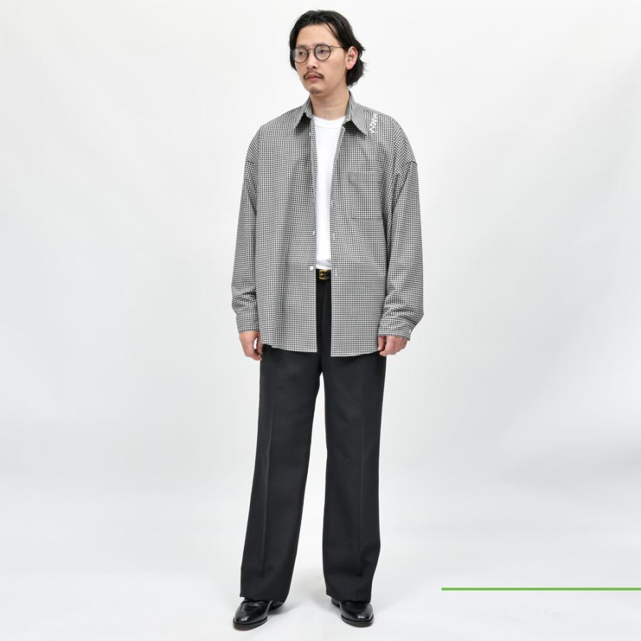 MARNI マルニ ポリエステル ウール チェックシャツ 46 MARNI（マルニ）ポリエステルウールギンガムチェックシャツ CUMU0061S5