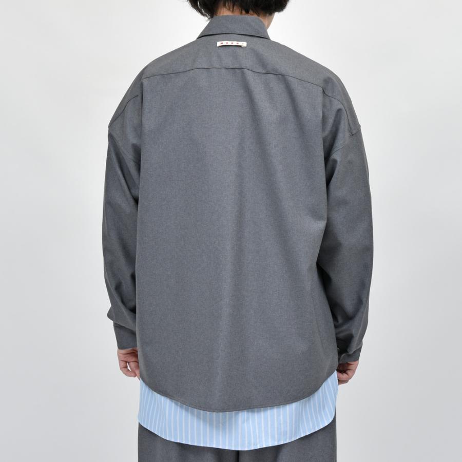 MARNI（マルニ）ウールトロピカルシャツ CUMU0061X3 TW839 11052401138の画像