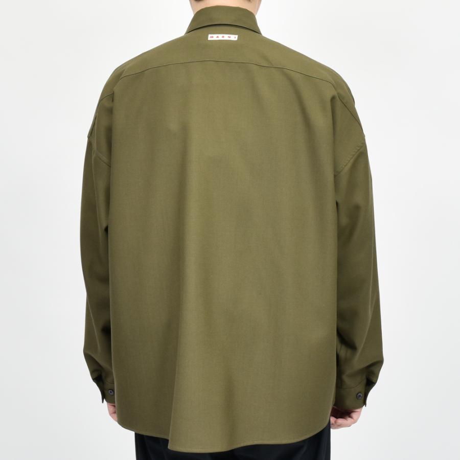 MARNI（マルニ）ウールトロピカルシャツ CUMU0061X3 TW839 11052401138の画像