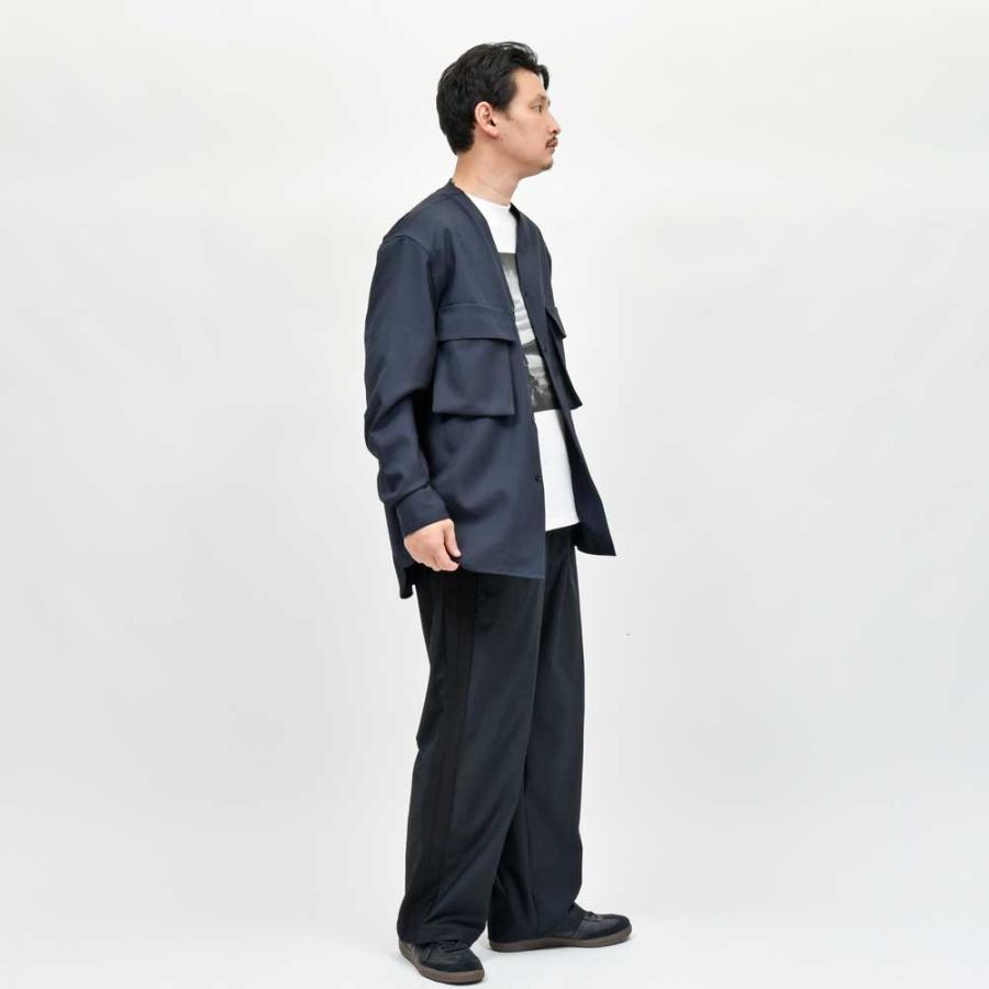 MARNI（マルニ）ウールトロピカルノーカラーシャツ CUMU0369A1 TW839 11052402138の画像