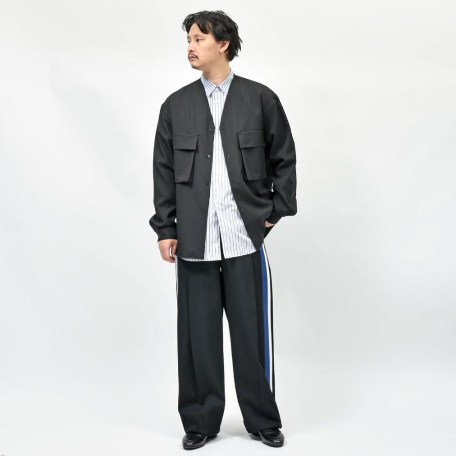 MARNI（マルニ）ウールトロピカルノーカラーシャツ CUMU0369A1 TW839 11052402138の画像