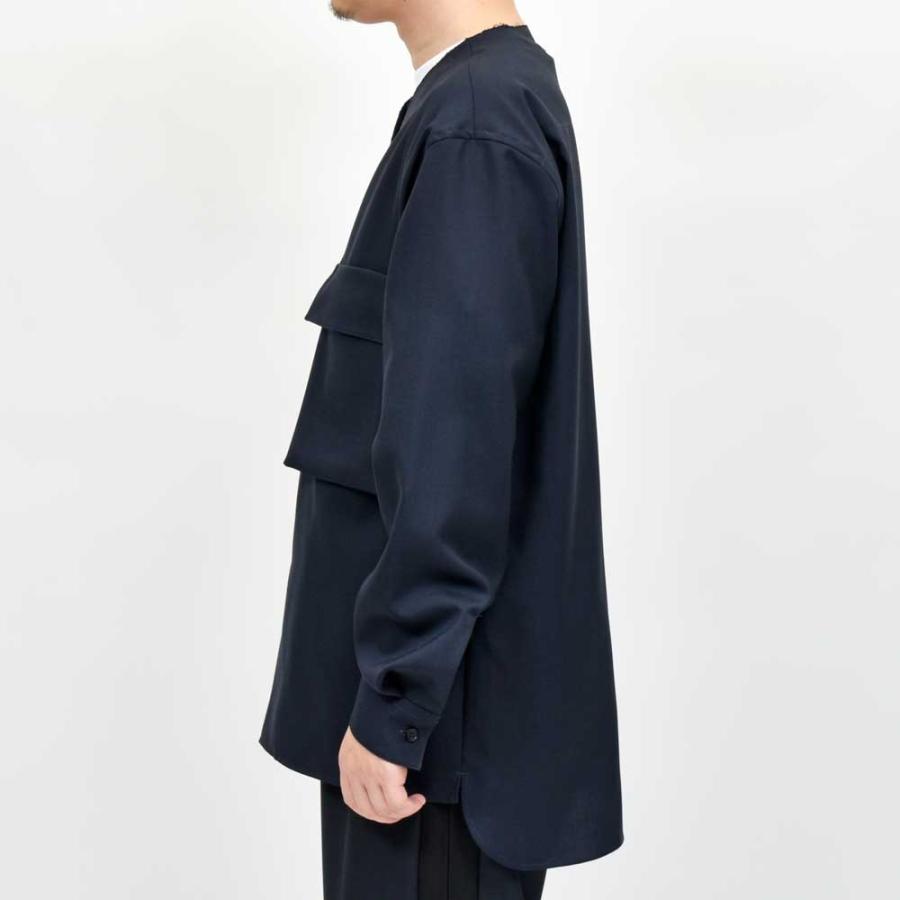 MARNI（マルニ）ウールトロピカルノーカラーシャツ CUMU0369A1 TW839 11052402138の画像