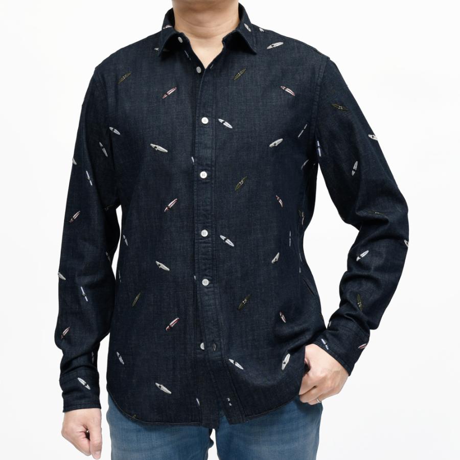 JACOB COHEN（ヤコブコーエン）Sports Collection ウォッシュドコットンデニムシャツ 226-31402 11055001052の画像