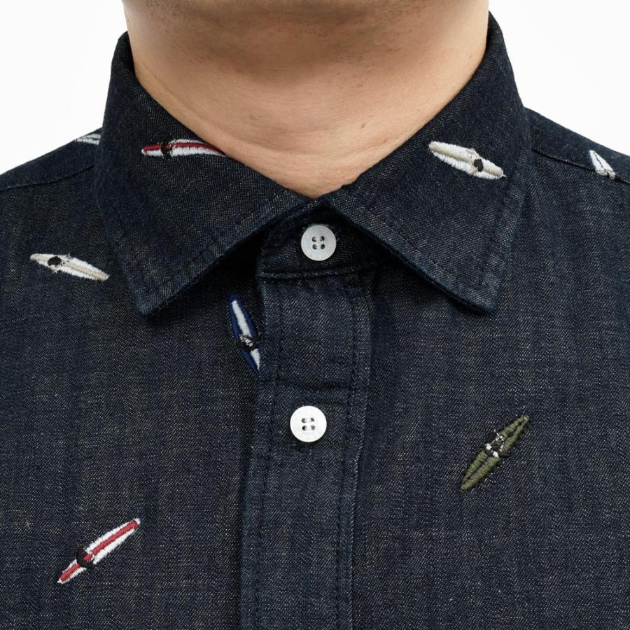 JACOB COHEN（ヤコブコーエン）Sports Collection ウォッシュドコットンデニムシャツ 226-31402 11055001052の画像