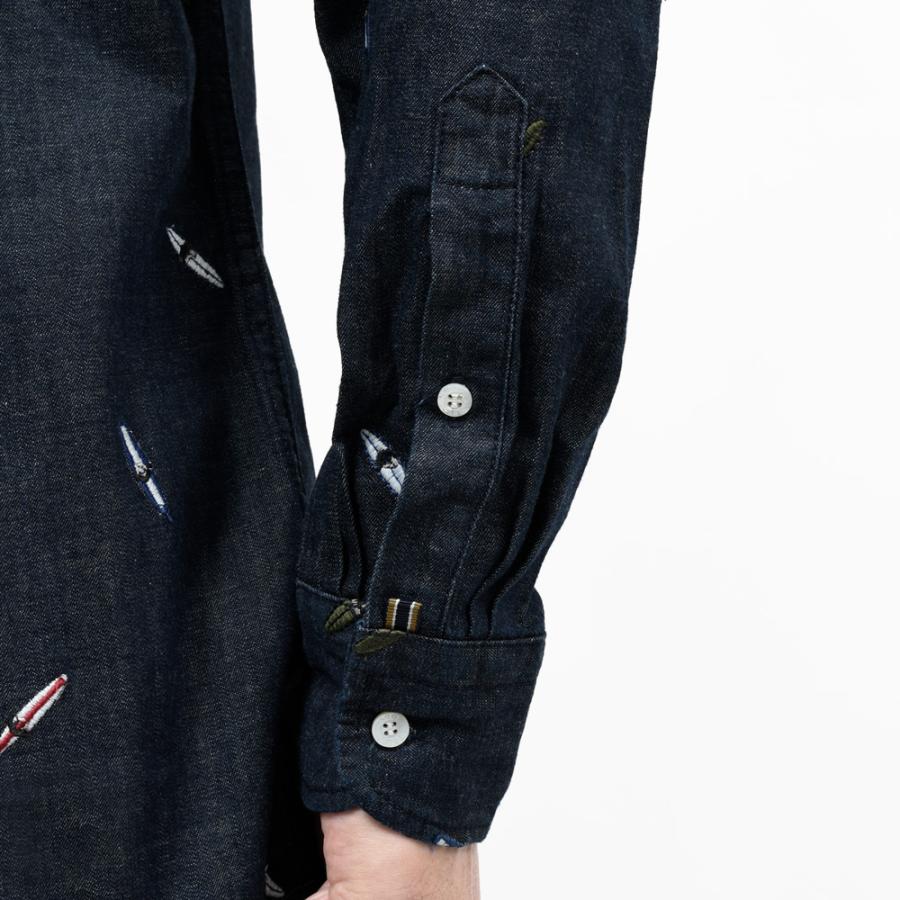 JACOB COHEN（ヤコブコーエン）Sports Collection ウォッシュドコットンデニムシャツ 226-31402 11055001052の画像