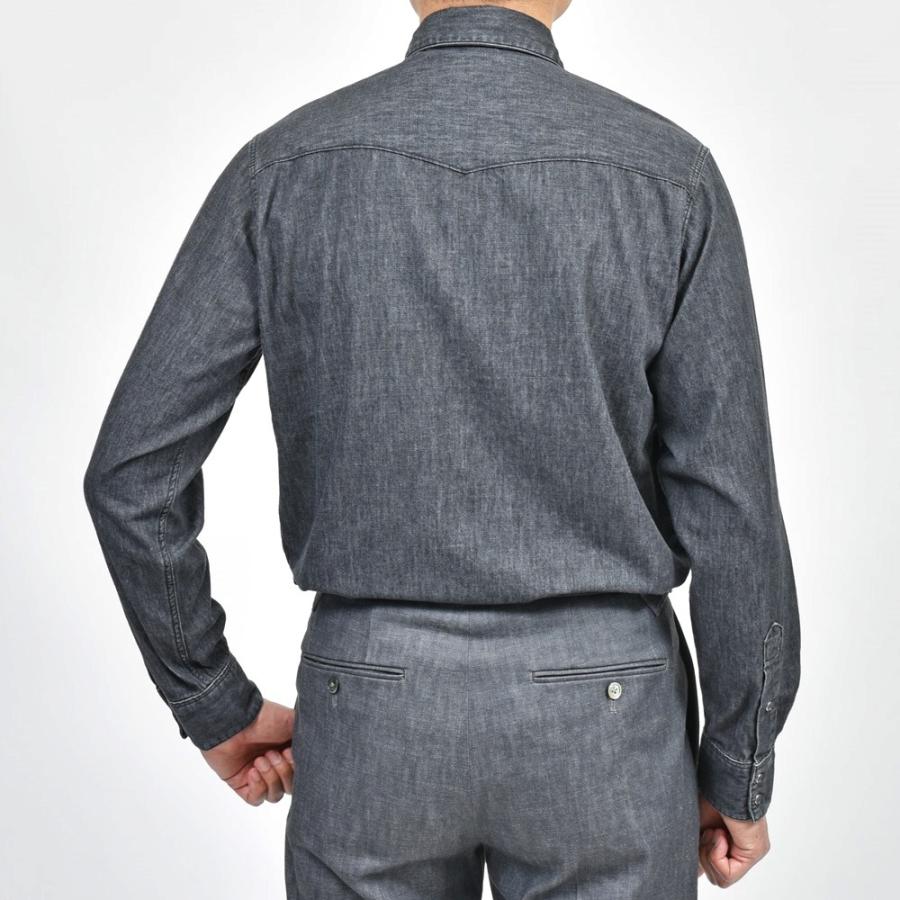 MILA SCHON MILANO（ミラ ショーン ミラノ）コットンデニムウエスタンシャツ 260741 11055002052 |  | 02