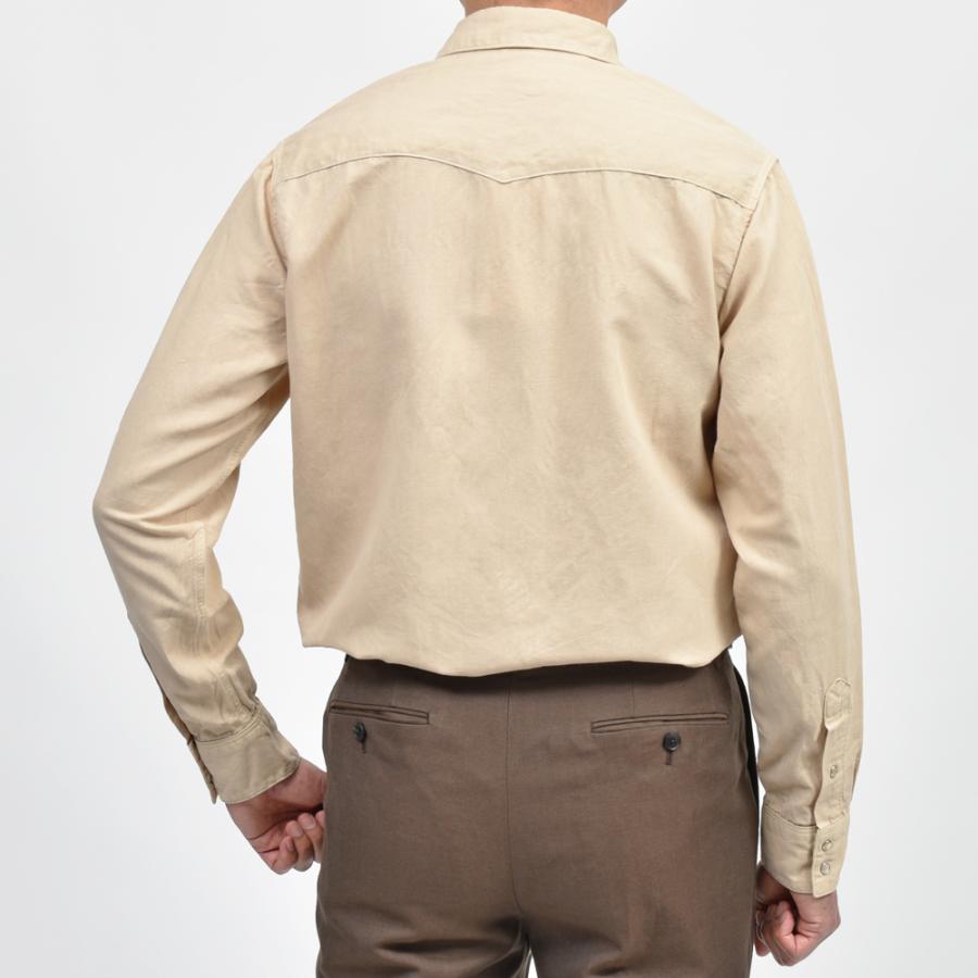 MILA SCHON MILANO（ミラ ショーン ミラノ）コットンリネンシャンブレ―ウエスタンシャツ 860741 11055004052 |  | 02