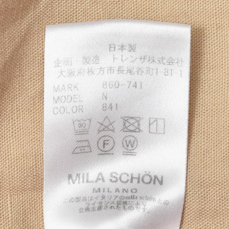 MILA SCHON MILANO（ミラ ショーン ミラノ）コットンリネンシャンブレ―ウエスタンシャツ 860741 11055004052 |  | 08