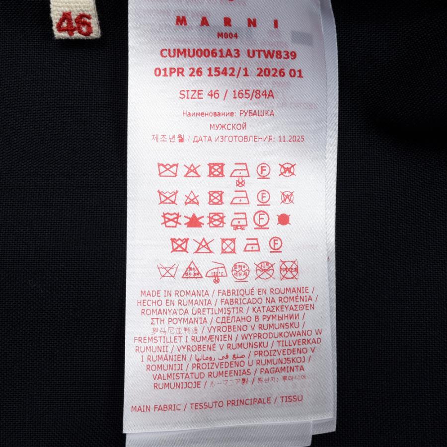 MARNI（マルニ）ウールトロピカルシャツ CUMU0061A3 UTW839 11061400138の画像