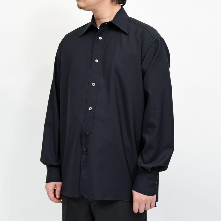 la favola（ラファーヴォラ）ウールトロピカルシャツ BIG SHIRT S10 