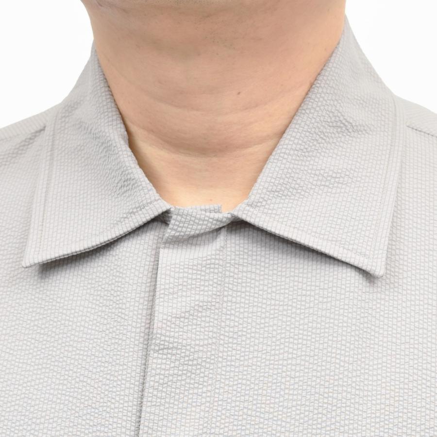 HERNO（ヘルノ）テックシアサッカーS/Sシャツ CM00012U-12684 11061600132の画像