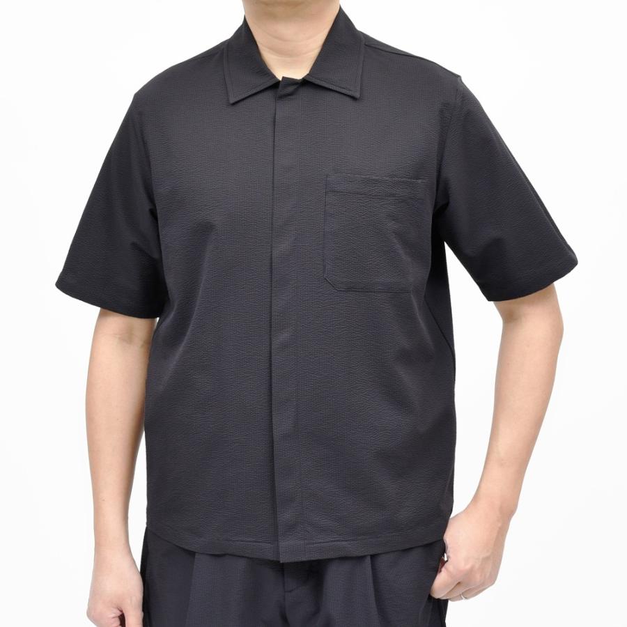 HERNO（ヘルノ）テックシアサッカーS/Sシャツ CM00012U-12684 11061600132の画像