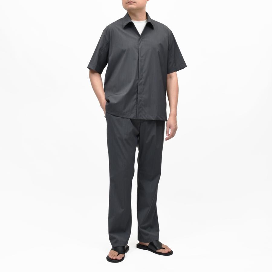 HERNO（ヘルノ）ウォーターレペレントテックウールショートスリーブシャツ CM000024U-33484 11065000132の画像