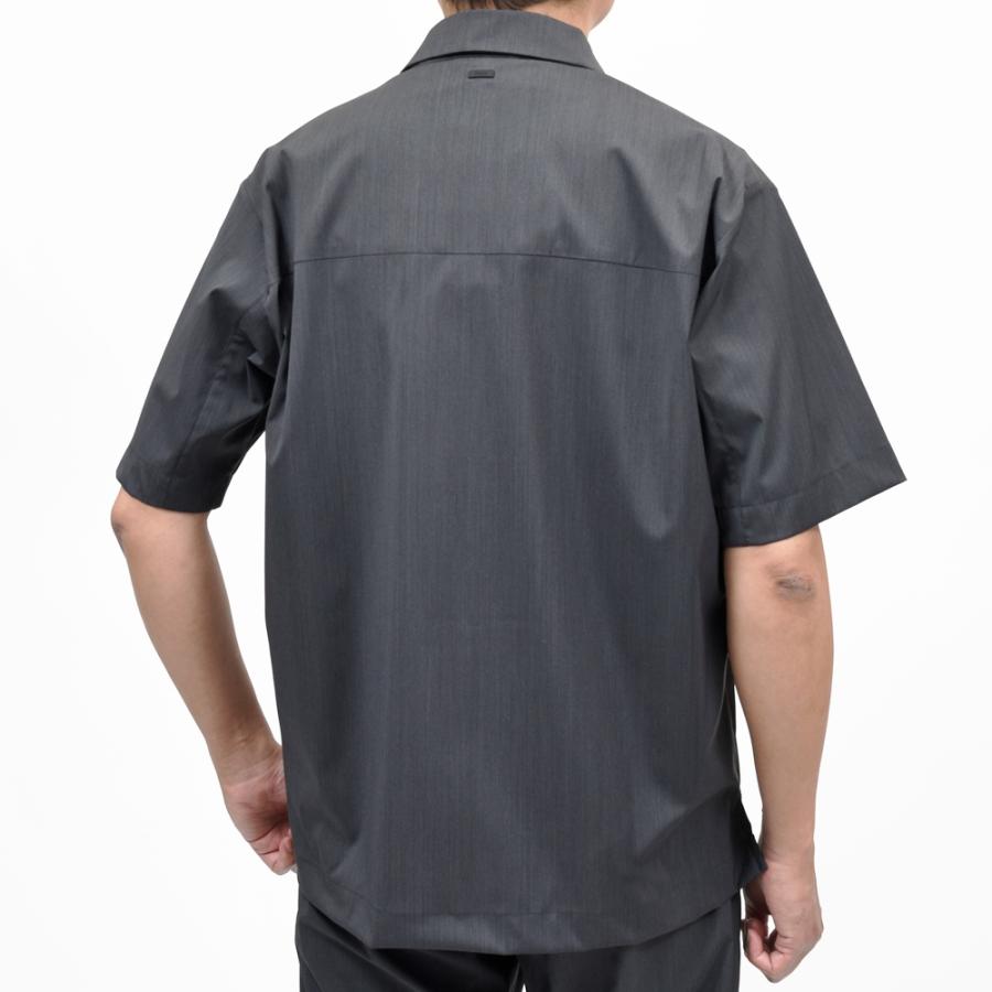 HERNO（ヘルノ）ウォーターレペレントテックウールショートスリーブシャツ CM000024U-33484 11065000132の画像