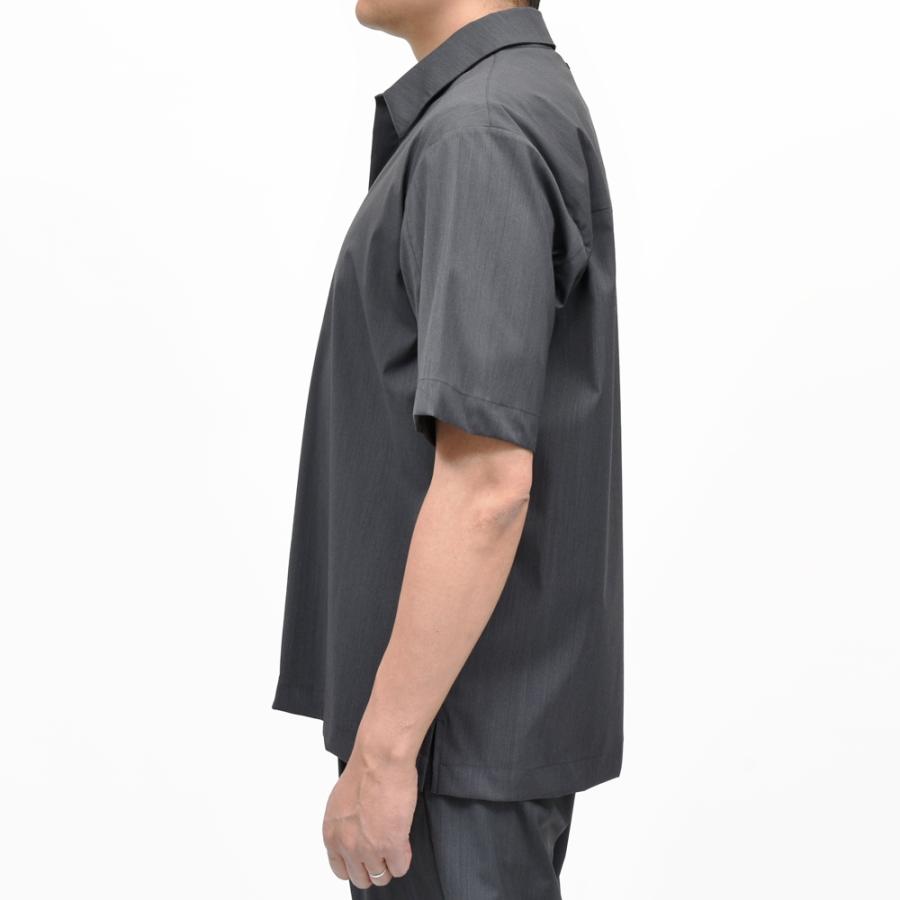 HERNO（ヘルノ）ウォーターレペレントテックウールショートスリーブシャツ CM000024U-33484 11065000132の画像