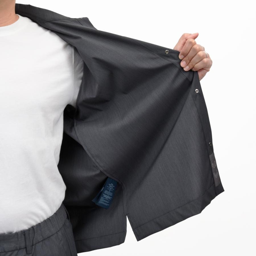 HERNO（ヘルノ）ウォーターレペレントテックウールショートスリーブシャツ CM000024U-33484 11065000132の画像
