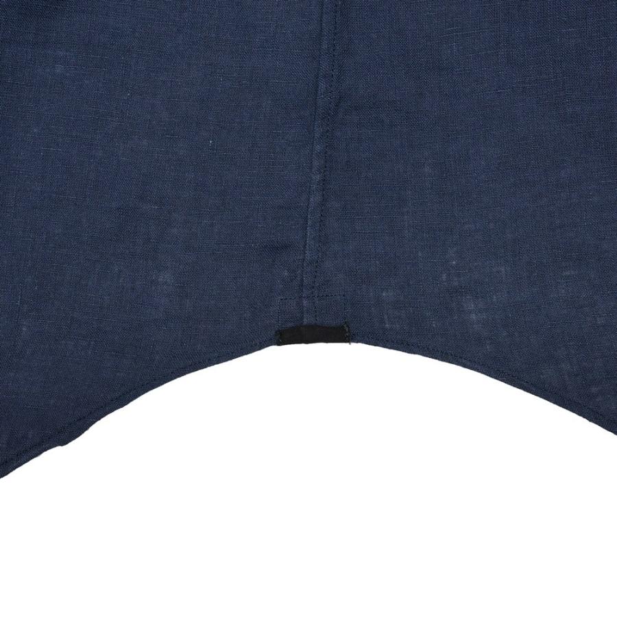 GLANSHIRT（グランシャツ）リネンソリッドセミワイドカラーシャツ 476-51402(M) 11065302052の画像
