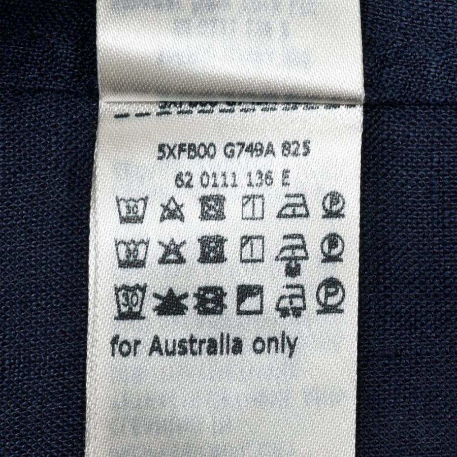 GLANSHIRT（グランシャツ）リネンソリッドセミワイドカラーシャツ 476-51402(M) 11065302052の画像