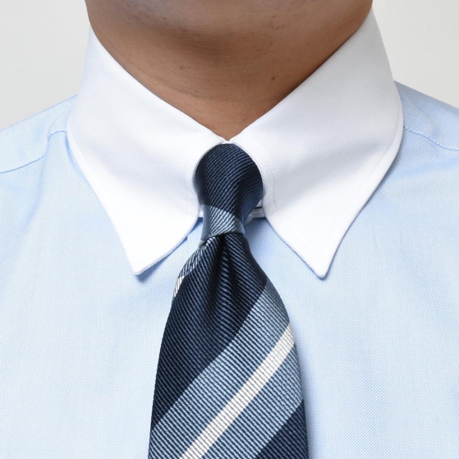 BARBA（バルバ）TAB コットンピンオックスタブカラークレリックシャツ